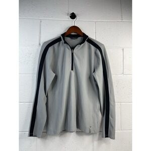 Lauren Active Sweater Women Size XL Gray Ralph Lauren‎ 1/4 Zip Poly/Elastane